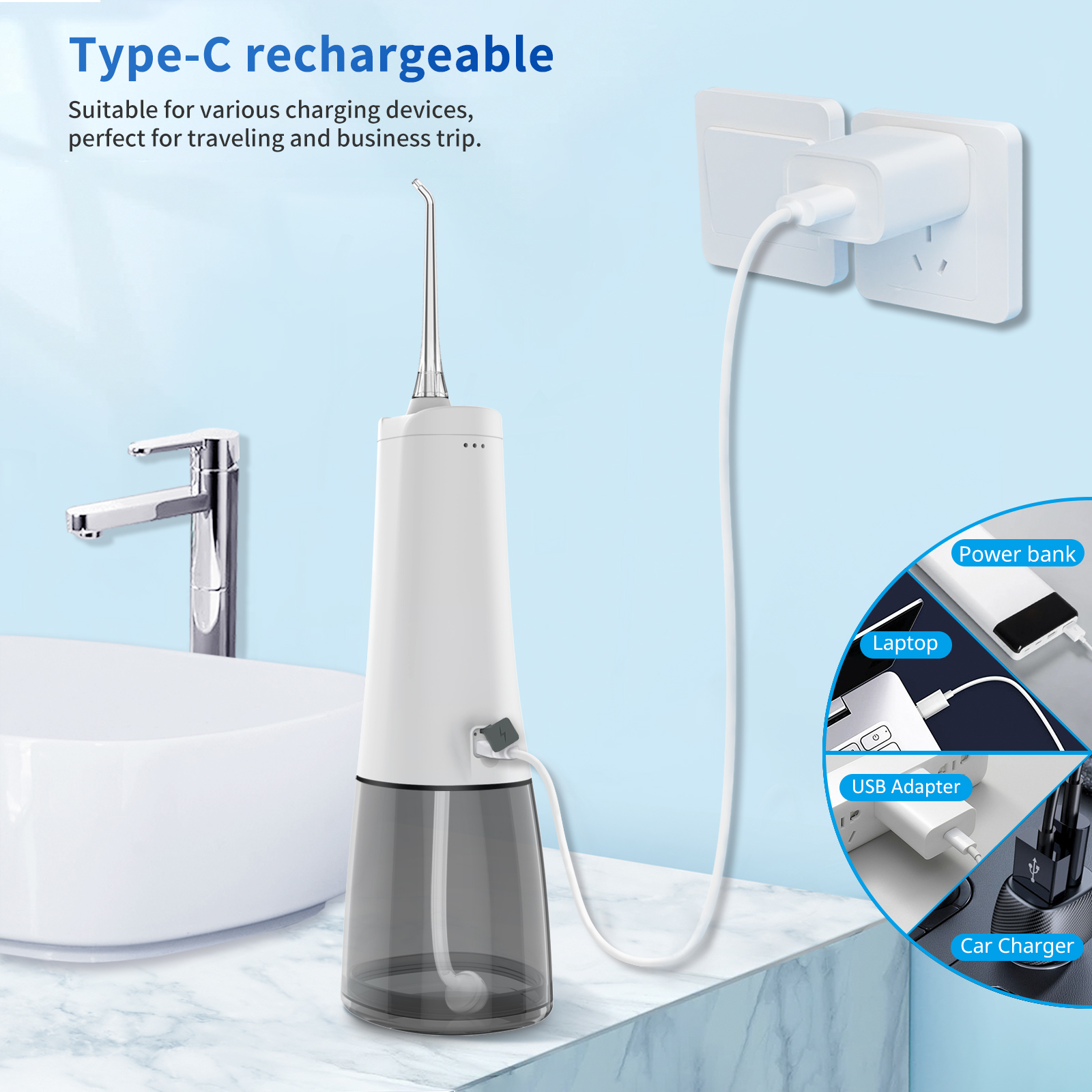 Portable Dental Water Flosser