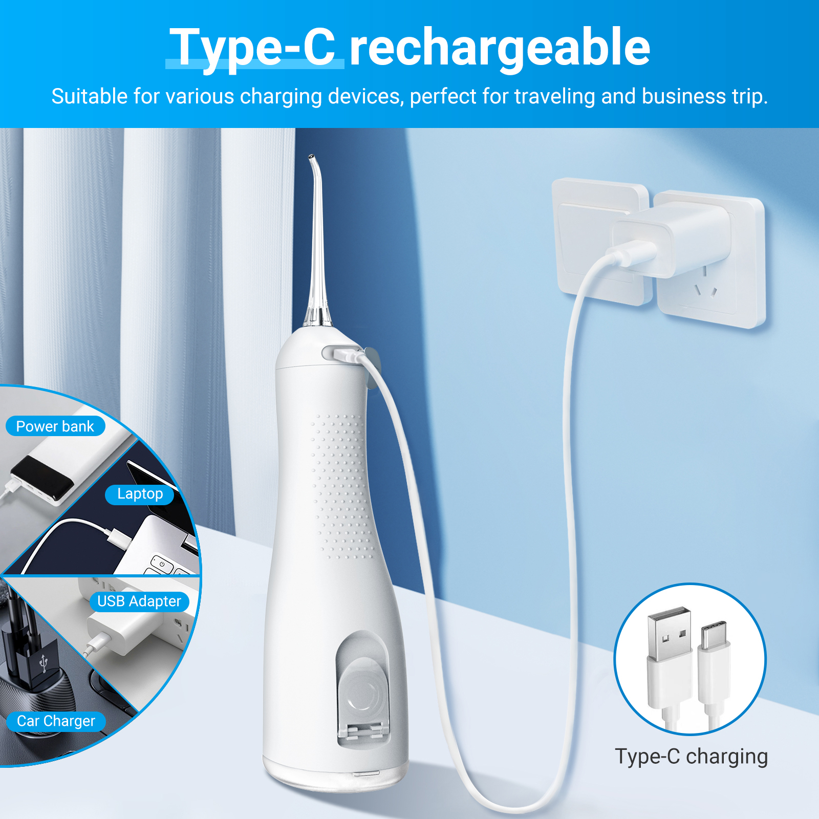 Dental Water Flosser Cordless