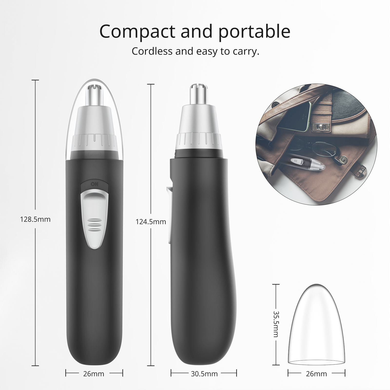 Portable Nose Hair Trimmer
