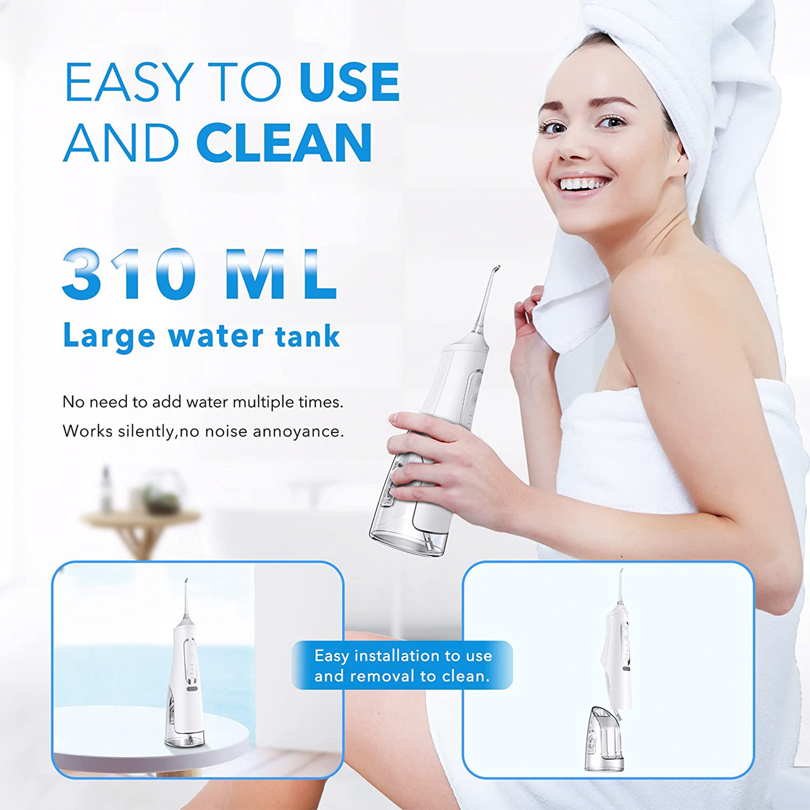 Rechargeable Oral Irrigator Water Flosser