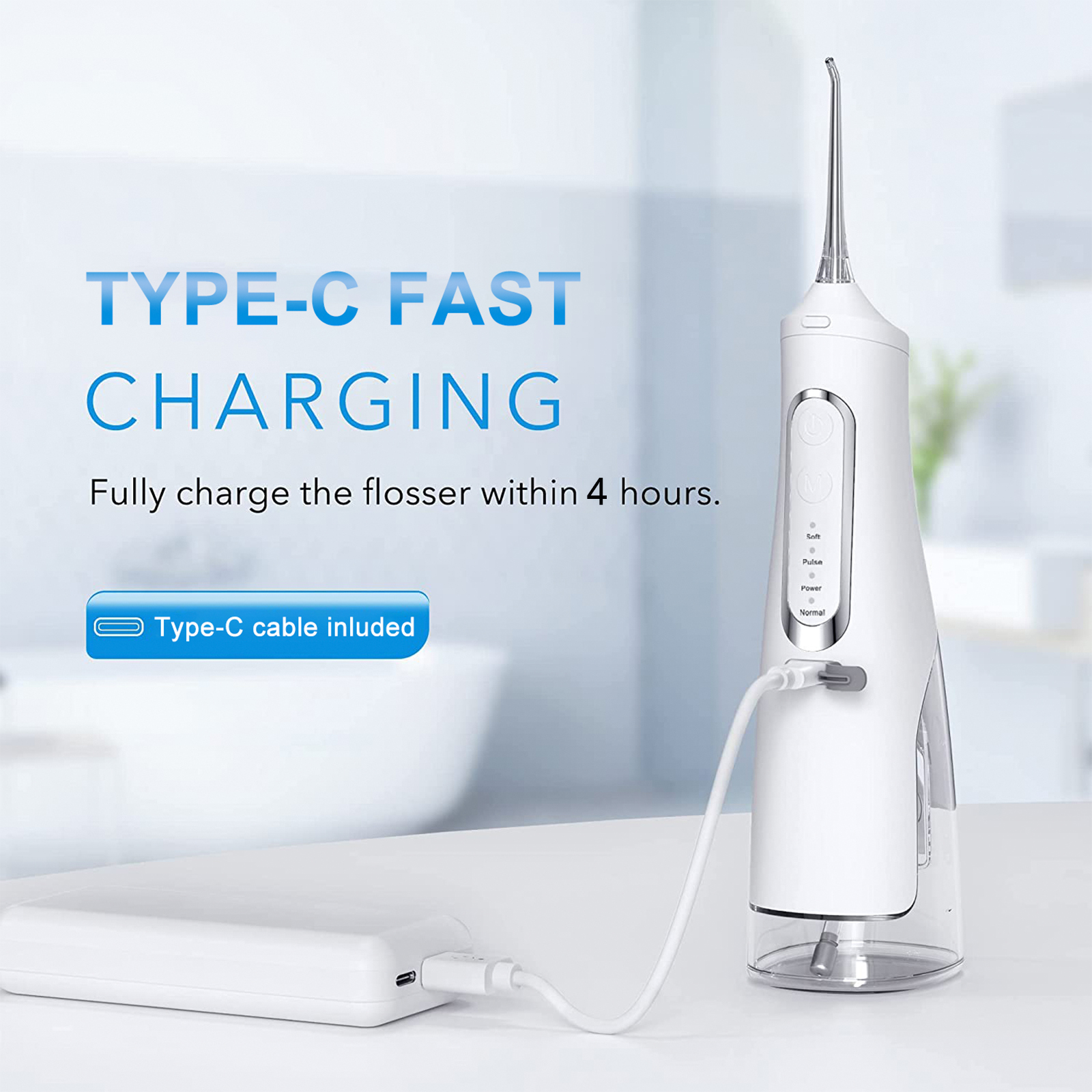 Rechargeable Oral Irrigator Water Flosser