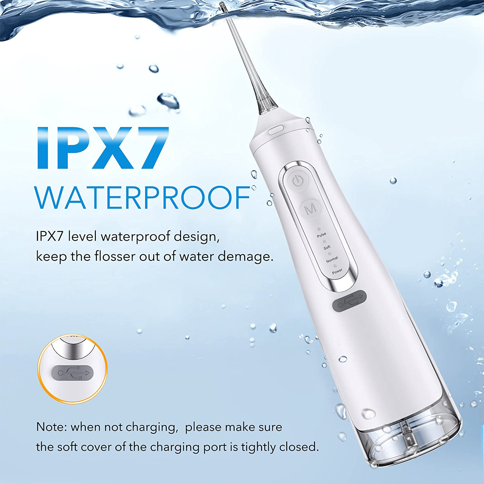 Rechargeable Oral Irrigator Water Flosser