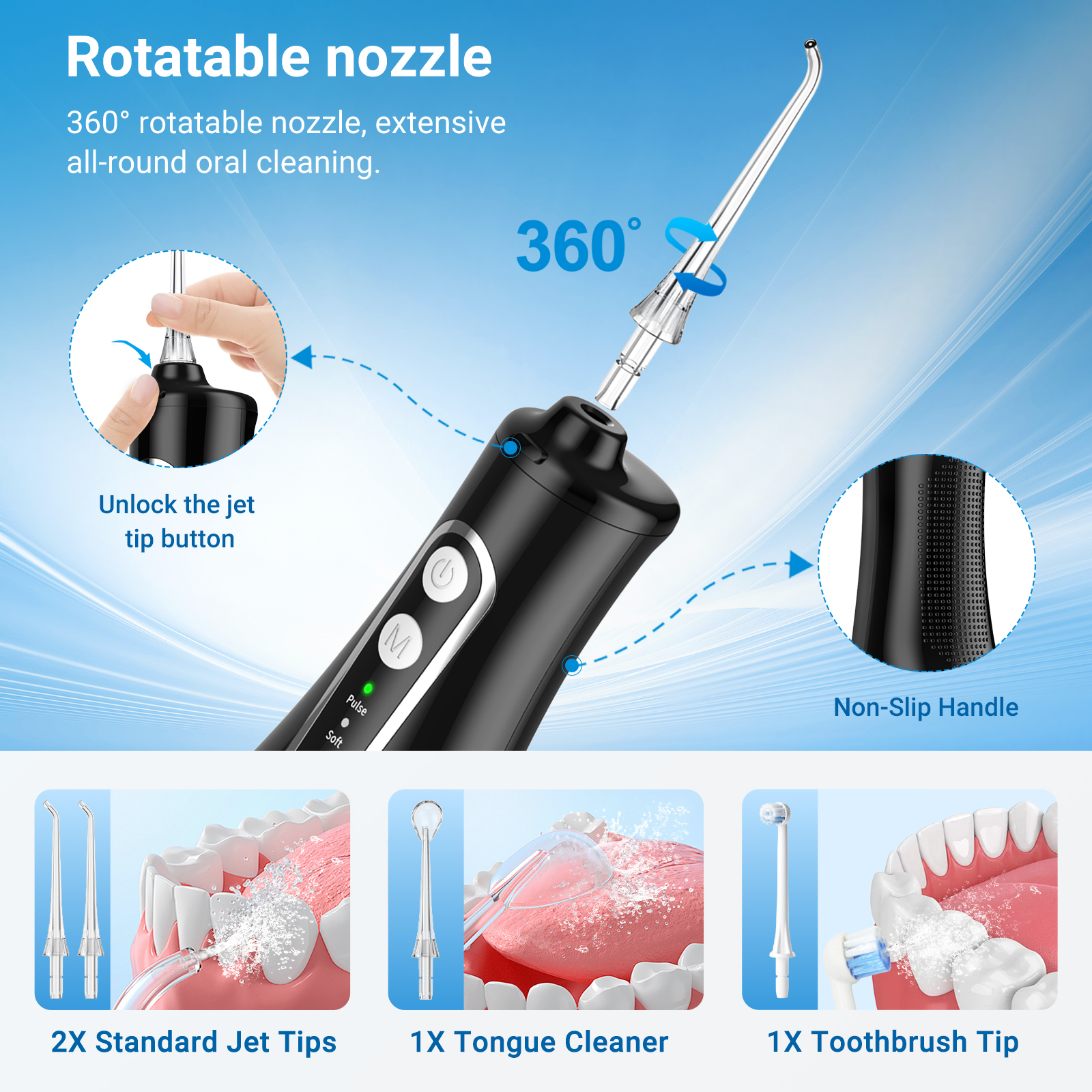 4 Modes Water Flosser Portable