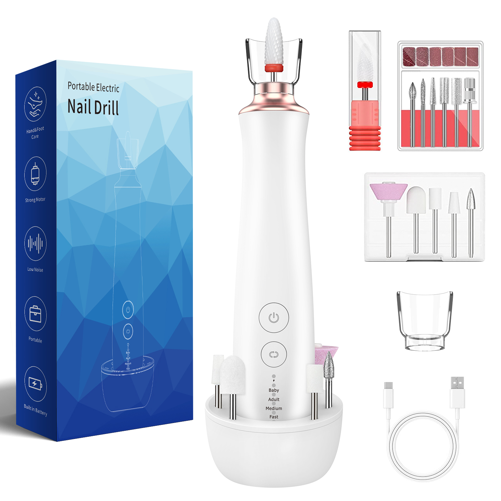 Portable Electric Nail File