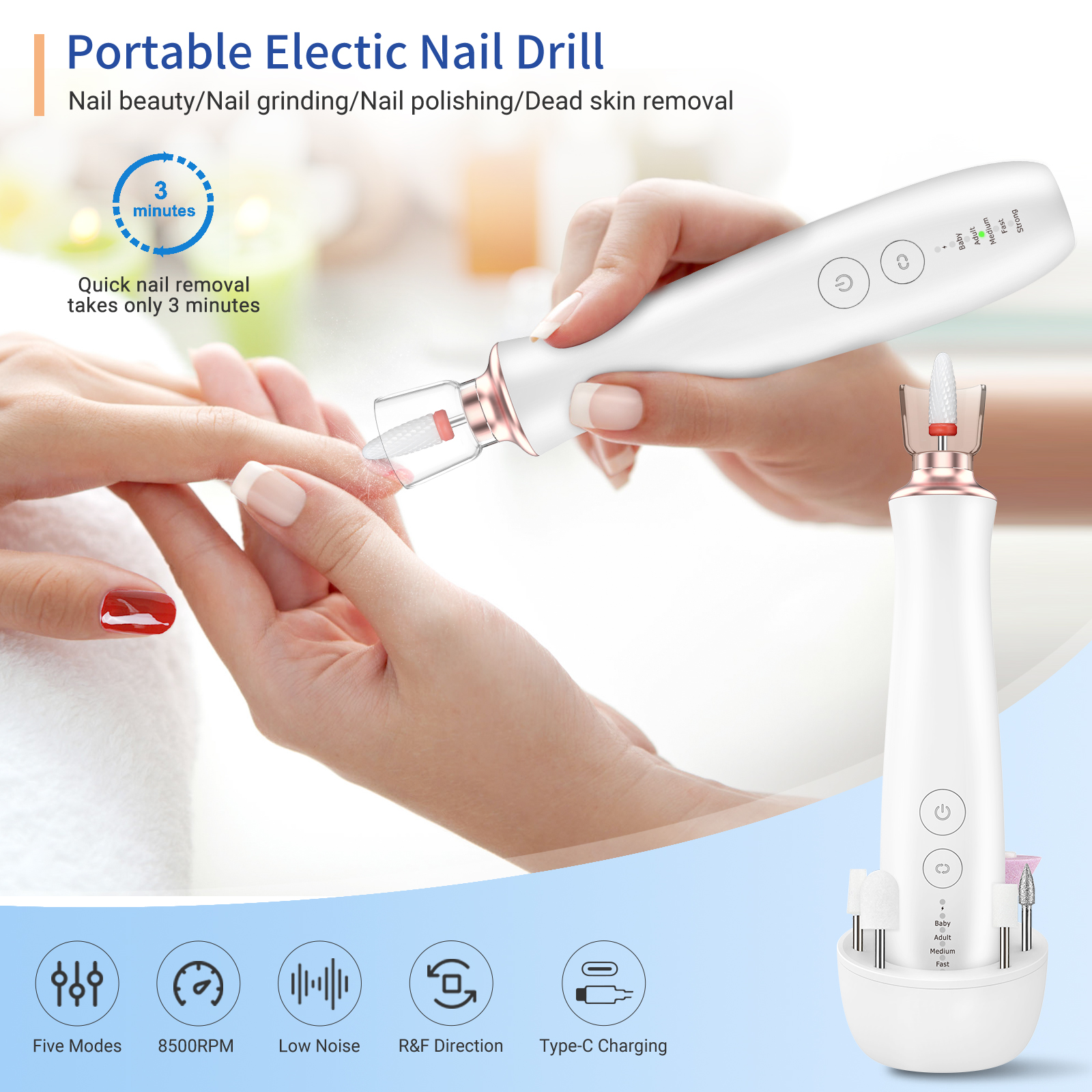 Portable Electric Nail File