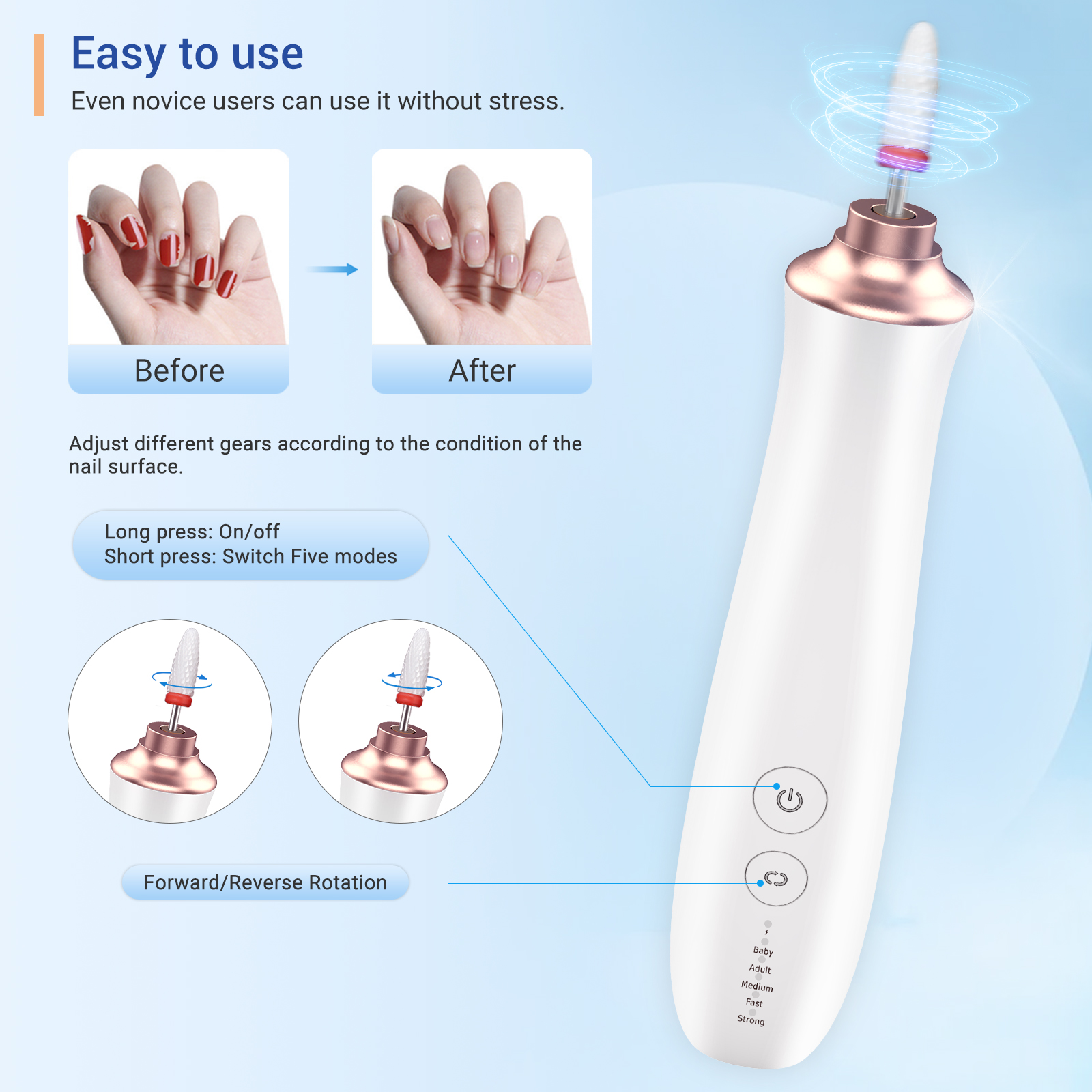 Portable Electric Nail File