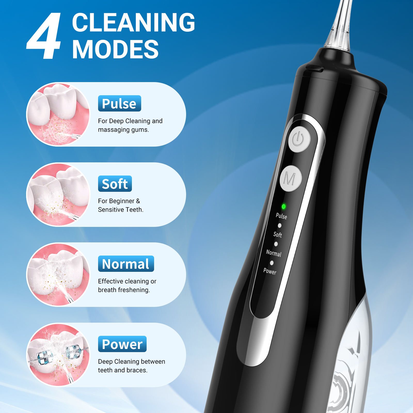 4 Modes Water Flosser Portable
