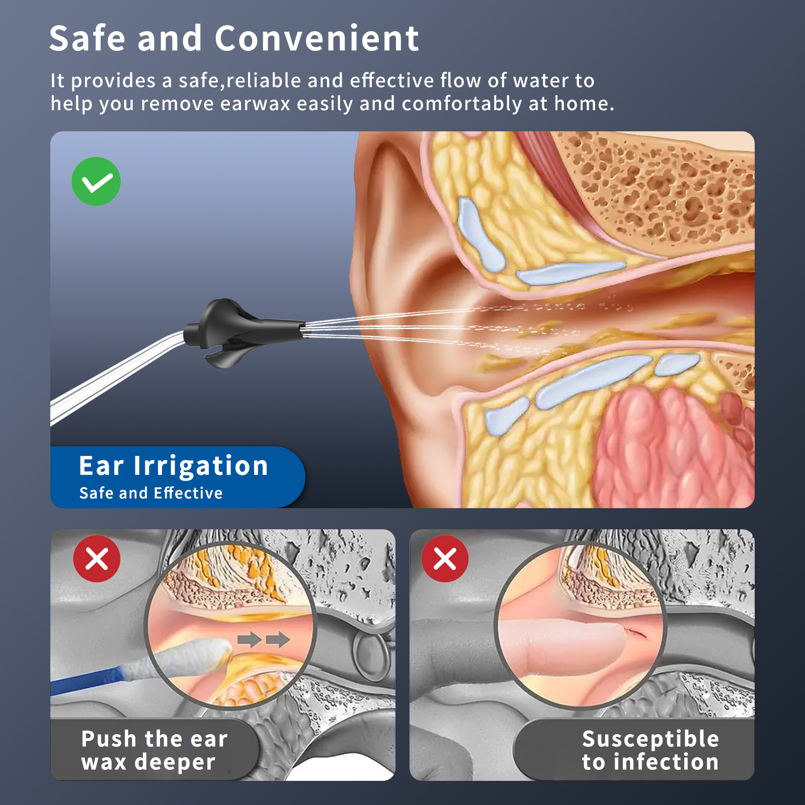 Water Powered Ear Cleaner