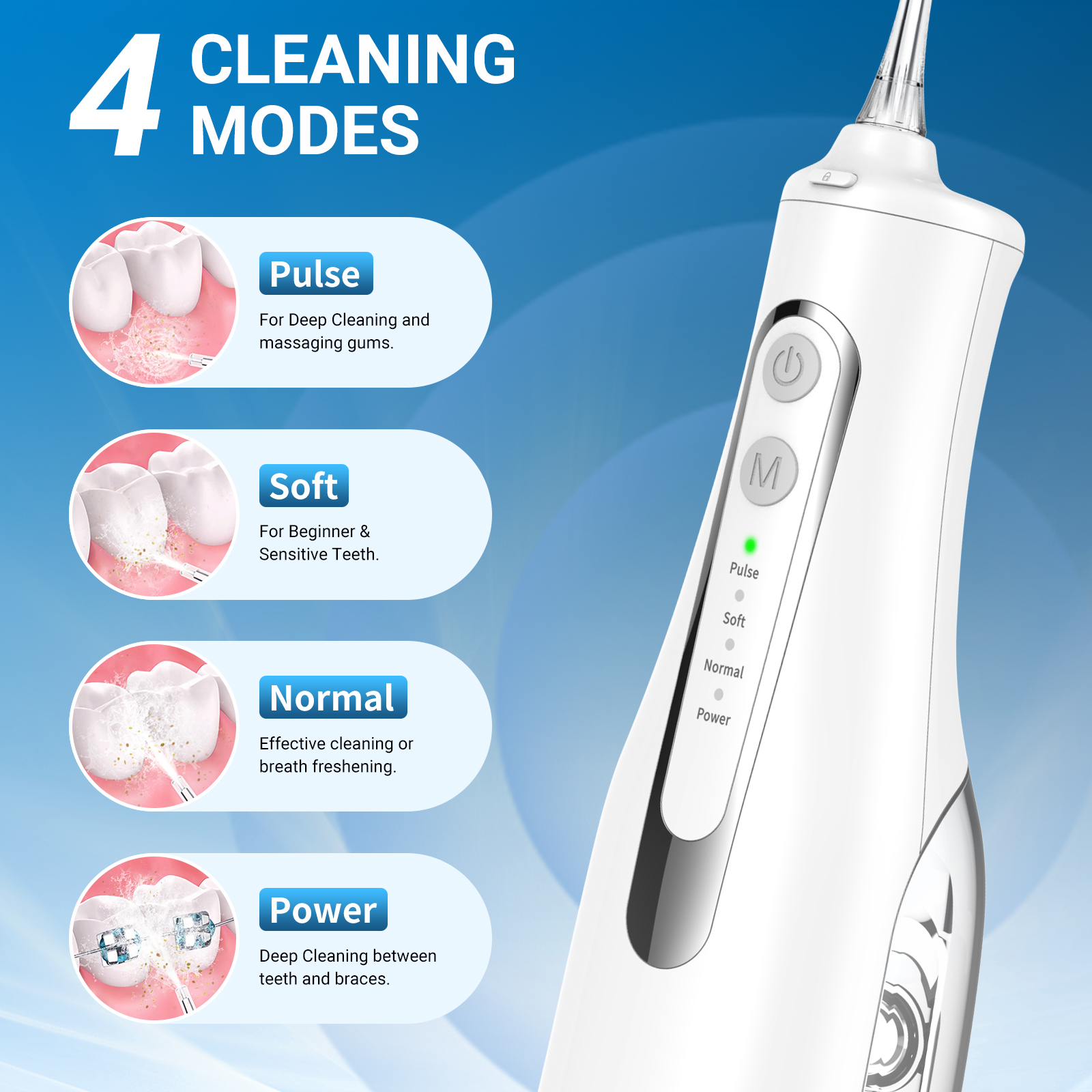 Electric Toothbrush & Oral Irrigator Combo