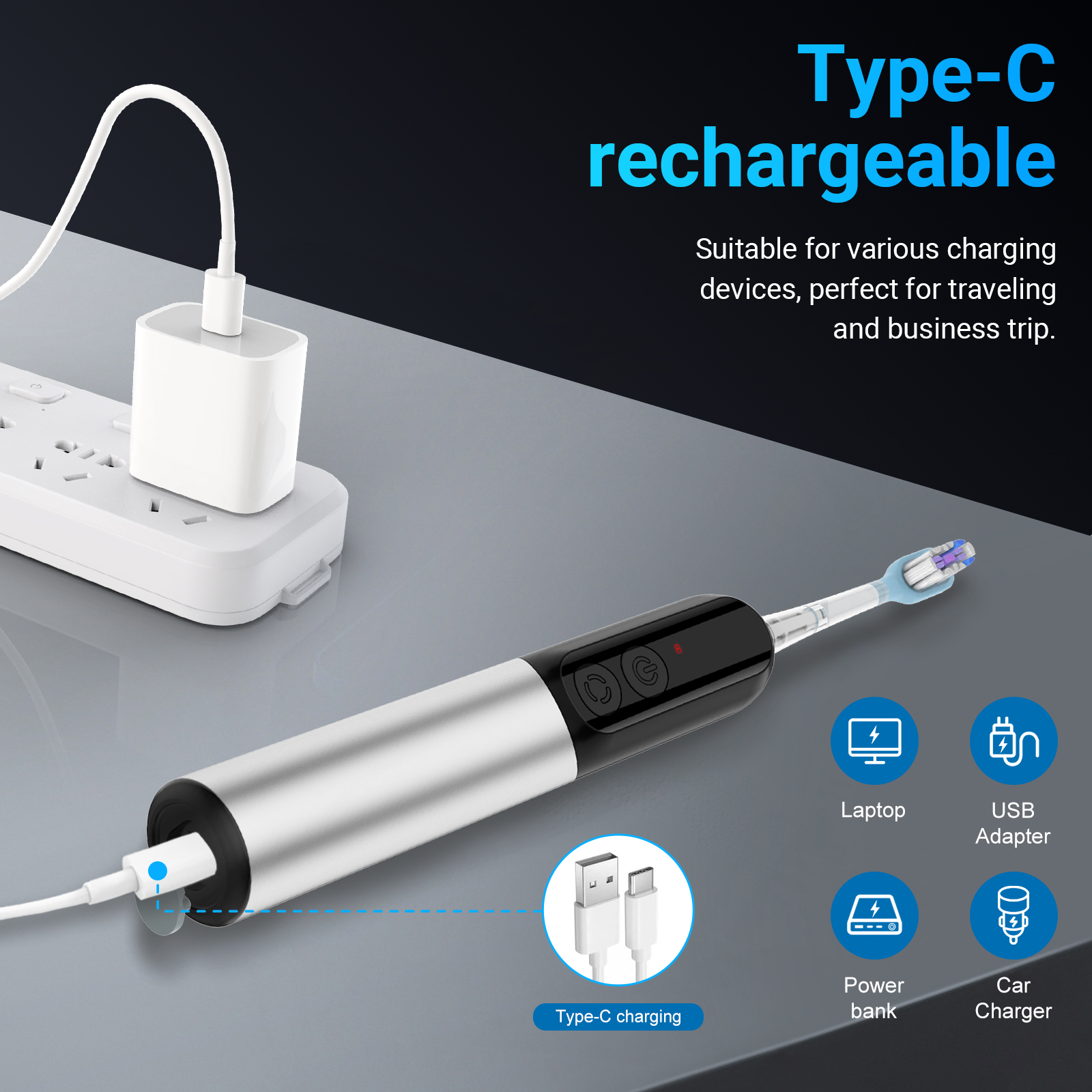 Rechargeable Smart Toothbrush