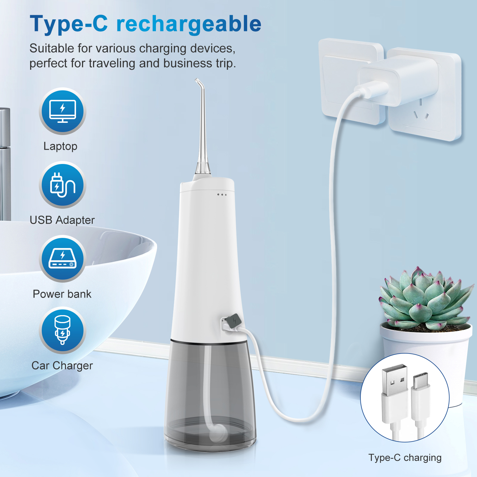 Powerful Cordless Water Flosser