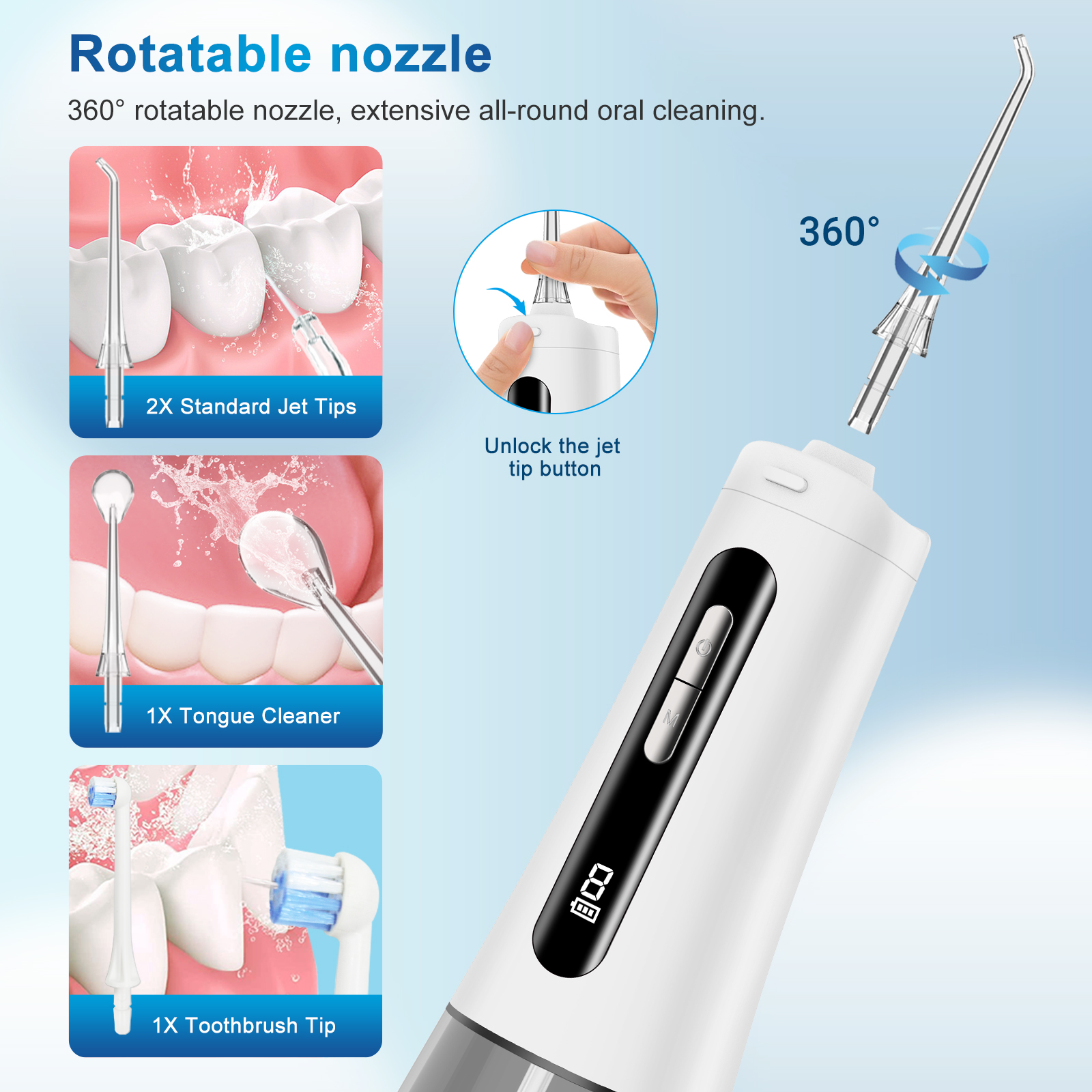Powerful Cordless Water Flosser